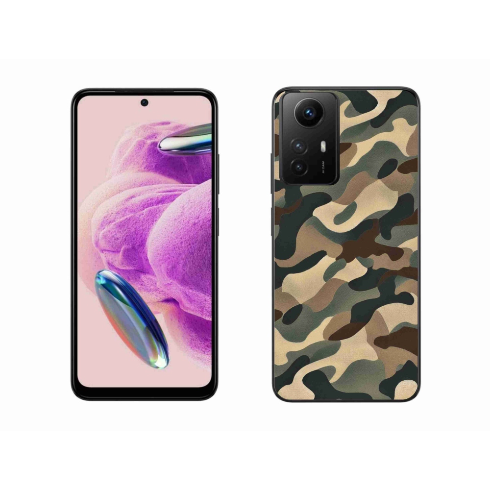 Gelový kryt mmCase na Xiaomi Redmi Note 12S - maskáčový vzor 11