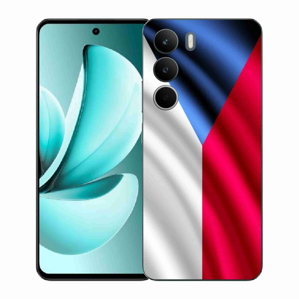 Gelový kryt mmCase na Realme C71 - česká vlajka