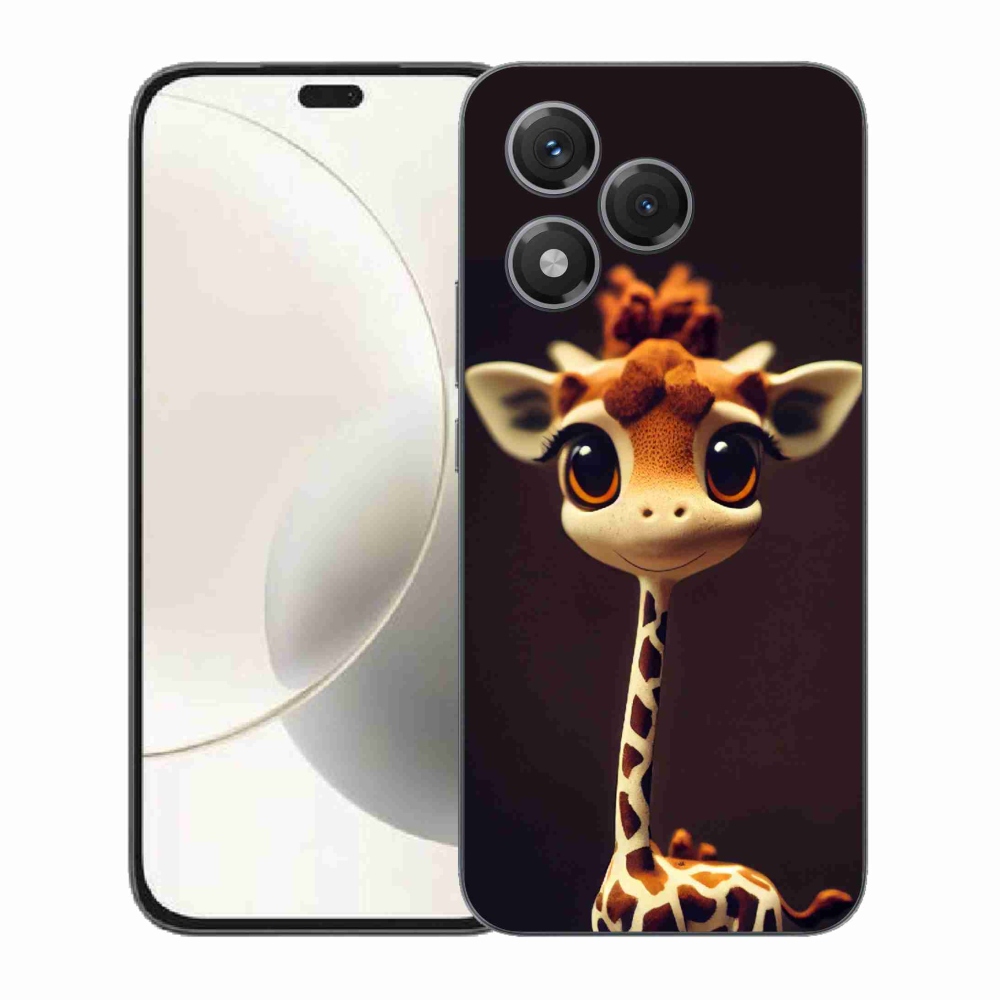 Gelový kryt mmCase na Honor 400 Lite - malá žirafa