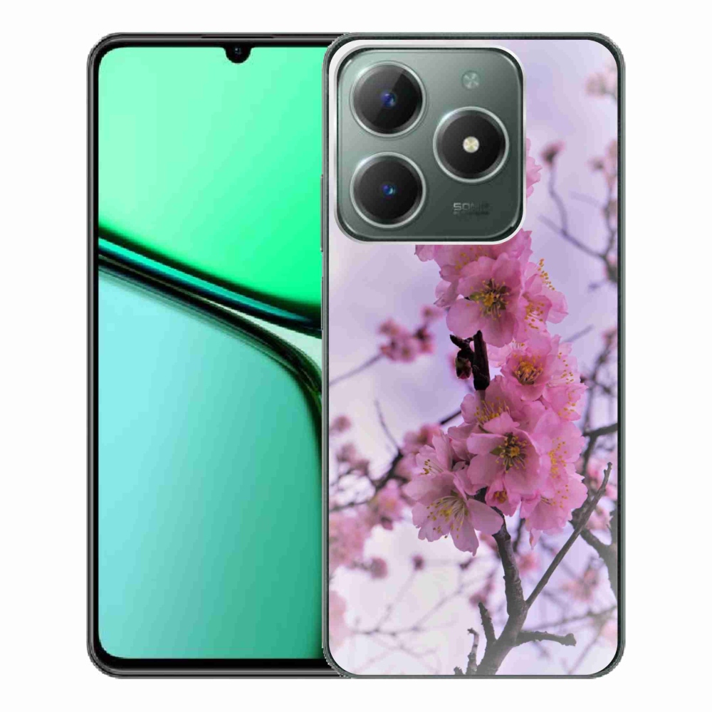 Gelový kryt mmCase na Realme C61 - květiny 7