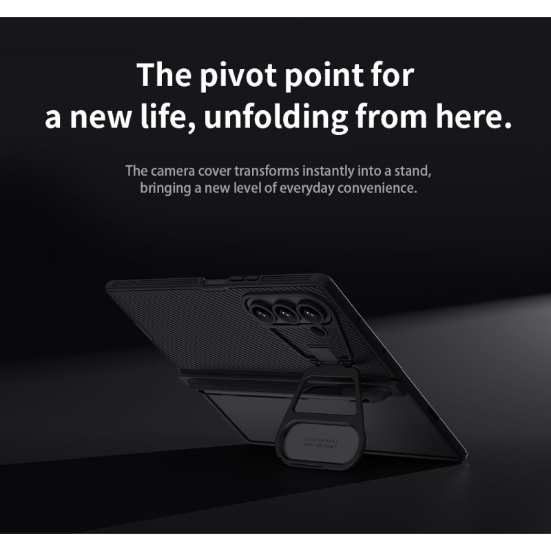 Nillkin CamShield Prop Magnetic Pen Slot Zadní Kryt pro Samsung Galaxy Z Fold 7 Black