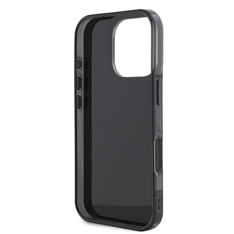 AMG Carbon Pattern Zadní Kryt pro iPhone 16 Pro Black