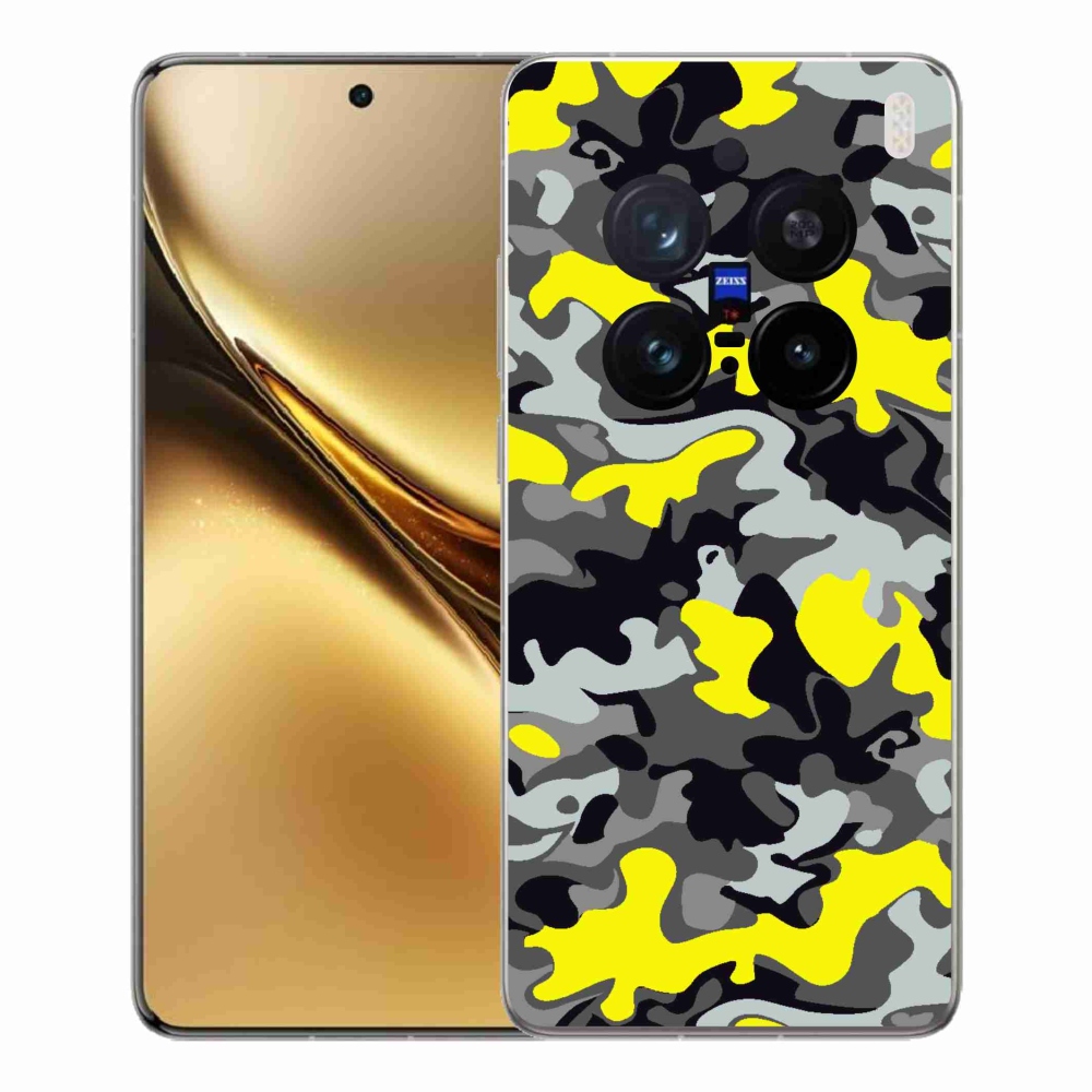 Gelový kryt mmCase na Vivo X200 Pro 5G - maskáčový vzor 6