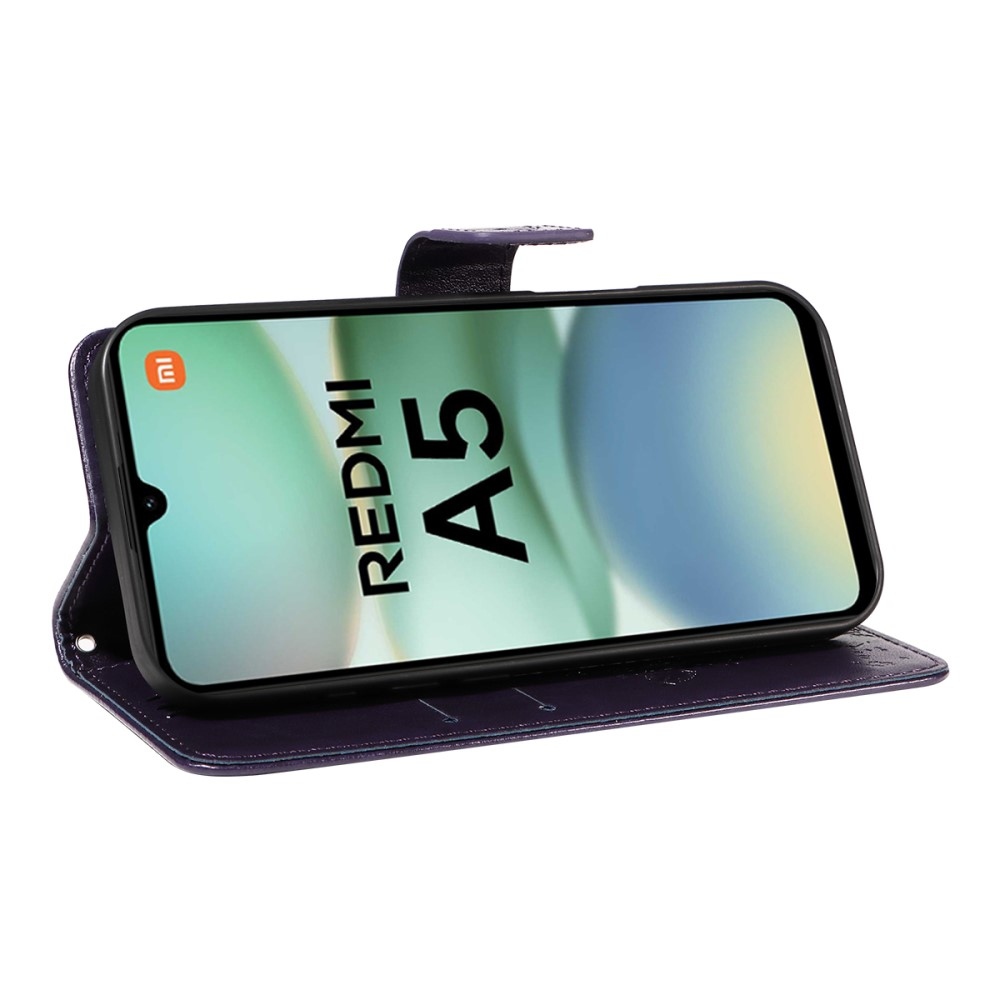 Trees knížkové pouzdro na Xiaomi Redmi A5 (173.45x79.35x8.45mm) - tmavěfialové