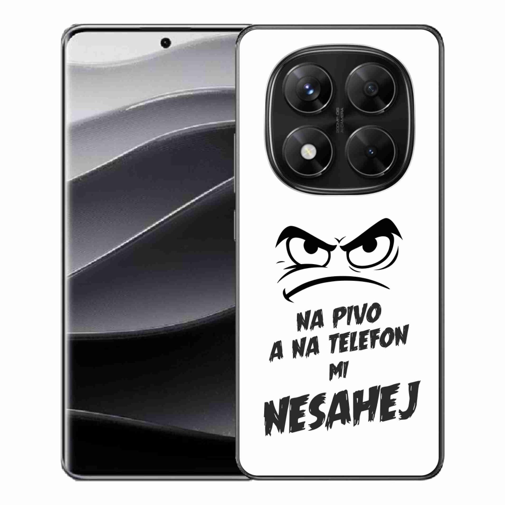Gelový kryt mmCase na Xiaomi Redmi Note 14 Pro 5G/Poco X7 5G - pivní motiv 2 bílé pozadí