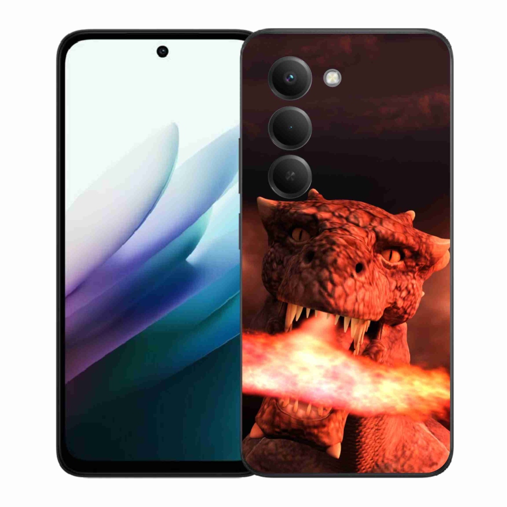 Gelový kryt mmCase na Xiaomi Redmi 15 4G/5G (171mm) - drak