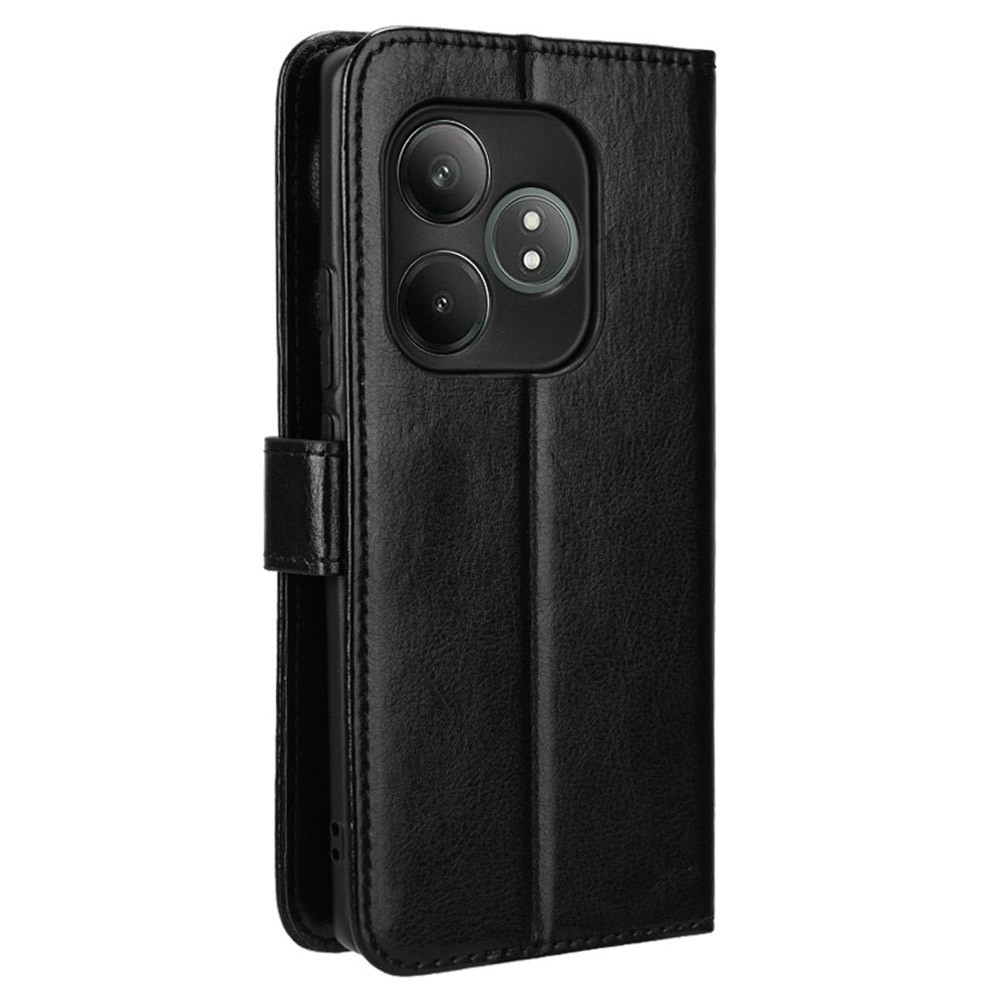 Crazy knížkové pouzdro na Realme GT 6 5G/GT 6T 5G - černé