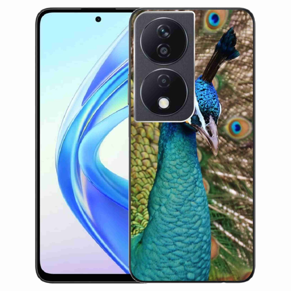 Gelový kryt mmCase na Honor X7b/Honor 90 Smart - páv