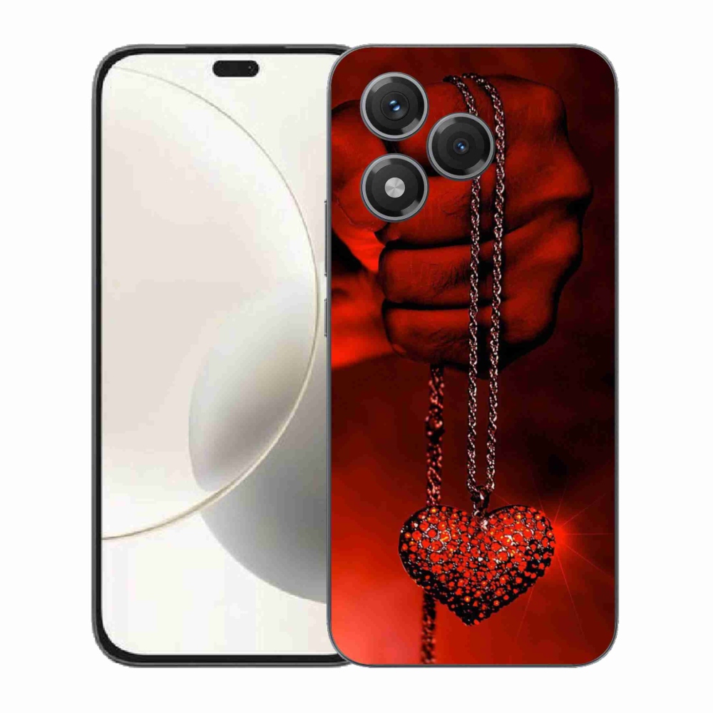 Gelový kryt mmCase na Honor 400 Lite - náhrdelník