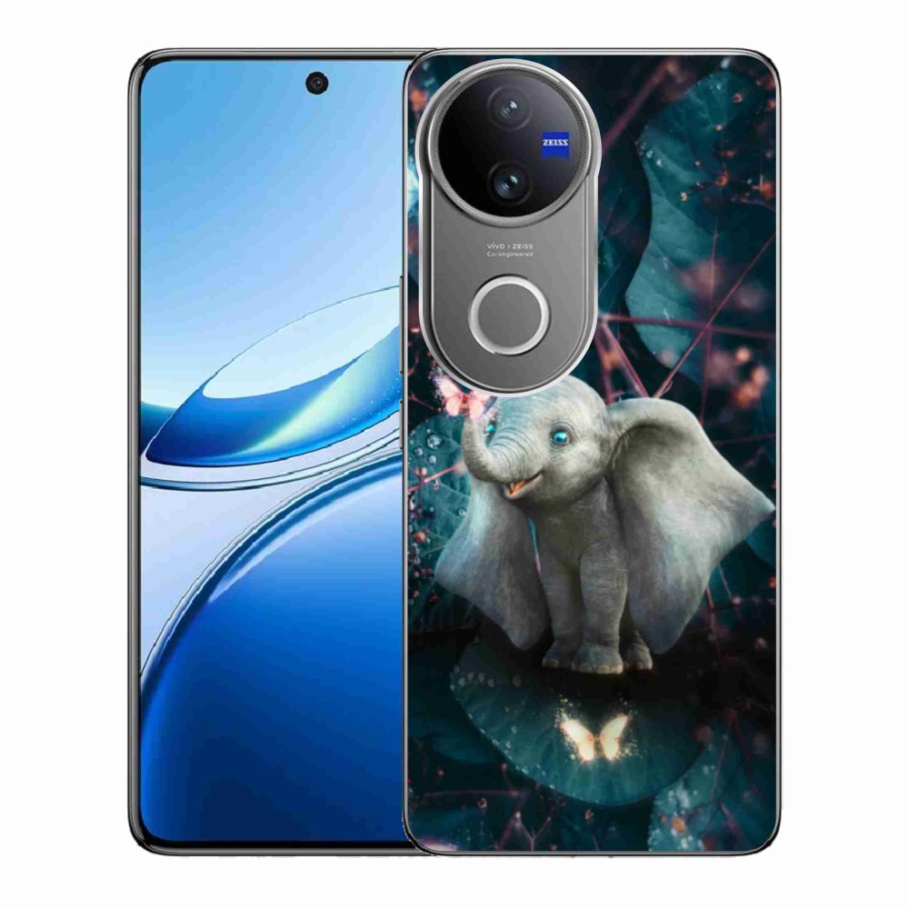 Gelový kryt mmCase na Vivo V50 5G - roztomilý slon