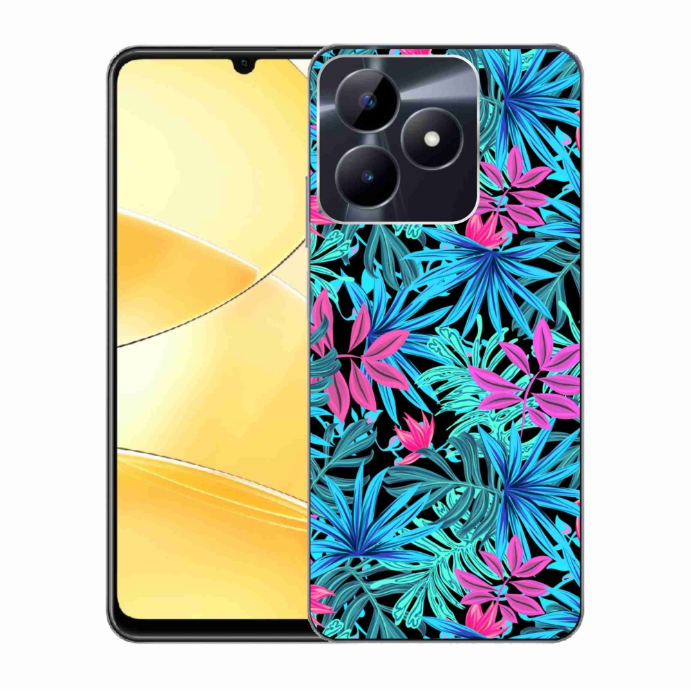 Gelový kryt mmCase na Realme C51/C53 - květiny 3