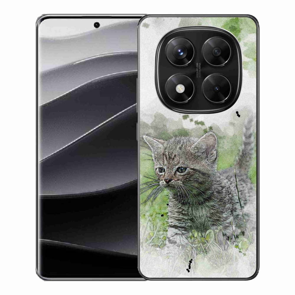 Gelový kryt mmCase na Xiaomi Redmi Note 14 Pro 5G/Poco X7 5G - roztomilé kotě 1