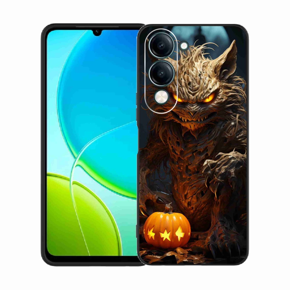 Gelový kryt mmCase na Vivo Y29s 5G - halloweenská příšera