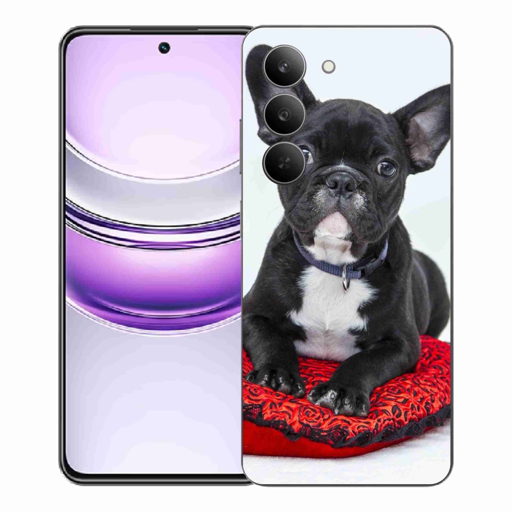 Gelový kryt mmCase na Realme 14x 5G - buldok