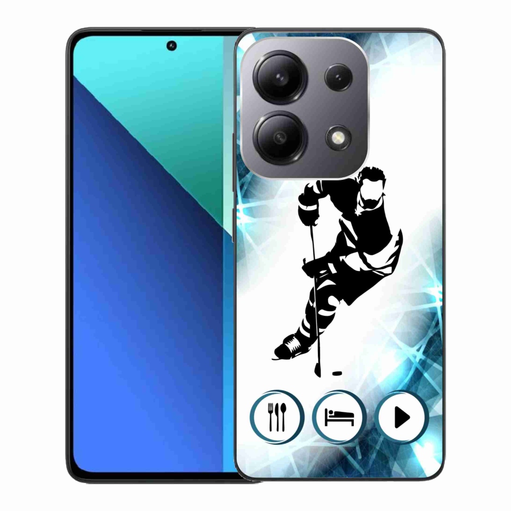 Gelový kryt mmCase na Xiaomi Redmi Note 13 - hokej 1