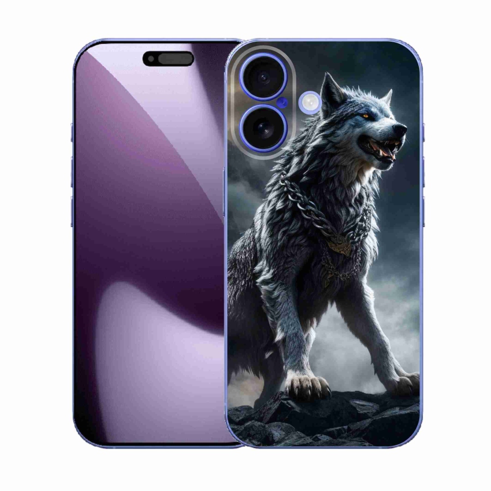 Gelový kryt mmCase na iPhone 17 - vlk 1