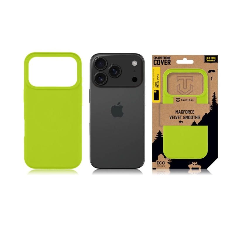 Tactical MagForce Velvet Smoothie Kryt pro Apple iPhone 17 Pro Avocado